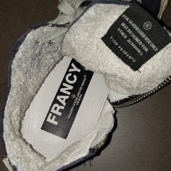 Golden Goose GGDB Hi Top Sneakers Sz8 - Picture 6 of 8